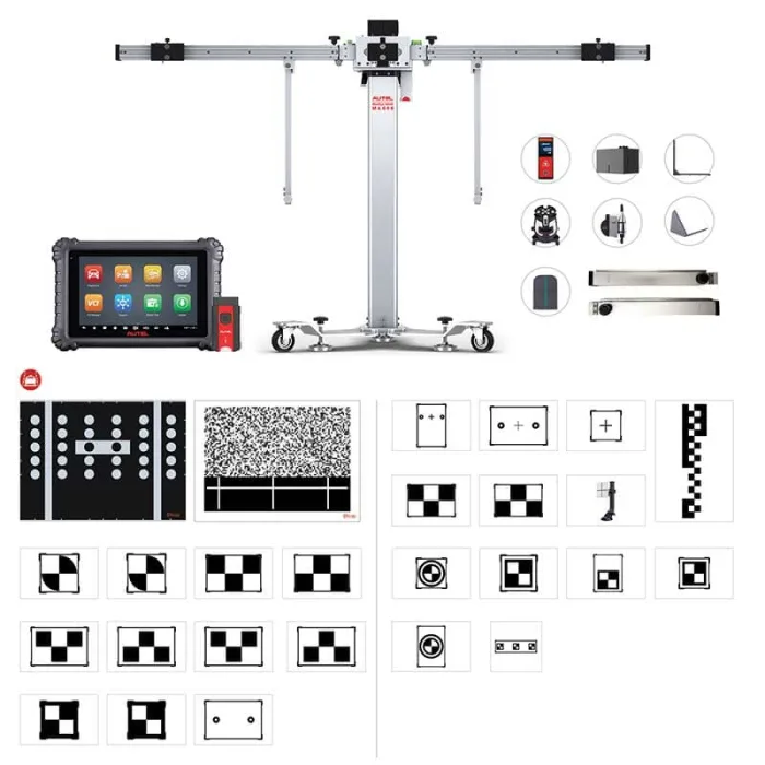 Autel MA600 frame and windshield camera calibration targets